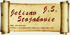 Jelisav Stojaković vizit kartica